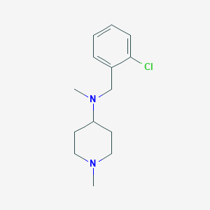 N-[(2-chlorophenyl)methyl]-N,1-dimethylpiperidin-4-amine