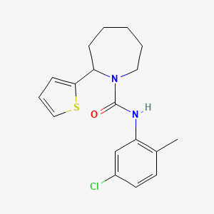 N-(5-Chloro-2-methylphenyl)-2-(thiophen-2-YL)azepane-1-carboxamide