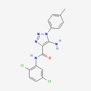 5-amino-N-(2,5-dichlorophenyl)-1-(4-methylphenyl)-1H-1,2,3-triazole-4-carboxamide