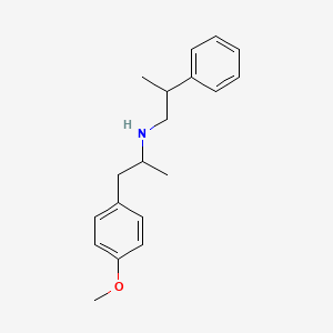 molecular formula C19H25NO B5071532 1-(4-methoxyphenyl)-N-(2-phenylpropyl)propan-2-amine 