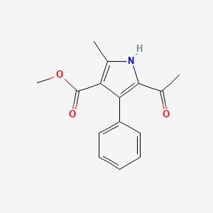 methyl 5-acetyl-2-methyl-4-phenyl-1H-pyrrole-3-carboxylate