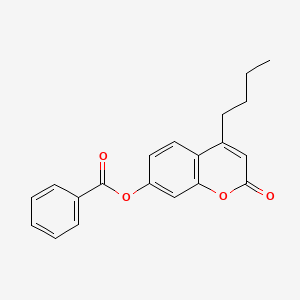 4-butyl-2-oxo-2H-chromen-7-yl benzoate