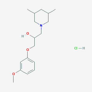 1-(3,5-Dimethylpiperidin-1-yl)-3-(3-methoxyphenoxy)propan-2-ol hydrochloride