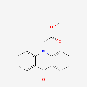 molecular formula C17H15NO3 B5071633 ethyl (9-oxoacridin-10(9H)-yl)acetate 