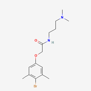 2-(4-bromo-3,5-dimethylphenoxy)-N-[3-(dimethylamino)propyl]acetamide