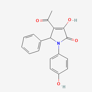 4-acetyl-3-hydroxy-1-(4-hydroxyphenyl)-5-phenyl-1,5-dihydro-2H-pyrrol-2-one