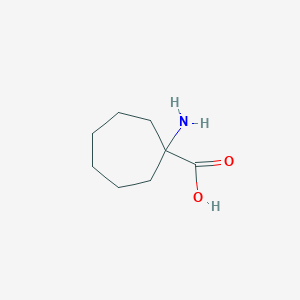 molecular formula C8H15NO2 B050717 1-Aminocycloheptanecarboxylic acid CAS No. 6949-77-5