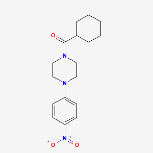 CYCLOHEXYL[4-(4-NITROPHENYL)PIPERAZINO]METHANONE