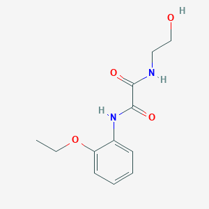 molecular formula C12H16N2O4 B5071721 N-(2-ethoxyphenyl)-N'-(2-hydroxyethyl)ethanediamide CAS No. 6065-02-7