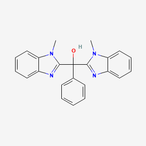 bis(1-methyl-1H-benzimidazol-2-yl)(phenyl)methanol