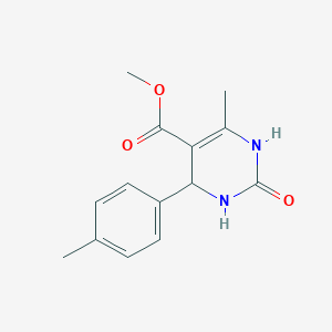 molecular formula C14H16N2O3 B5071872 methyl 6-methyl-4-(4-methylphenyl)-2-oxo-1,2,3,4-tetrahydro-5-pyrimidinecarboxylate 