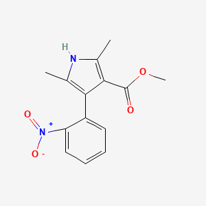 methyl 2,5-dimethyl-4-(2-nitrophenyl)-1H-pyrrole-3-carboxylate