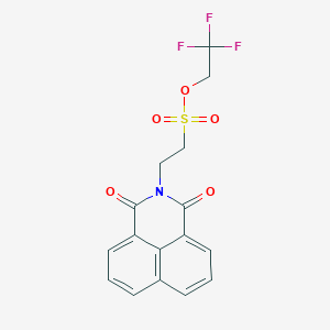 molecular formula C16H12F3NO5S B5071992 2,2,2-Trifluoroethyl 2-(1,3-dioxobenzo[de]isoquinolin-2-yl)ethanesulfonate 