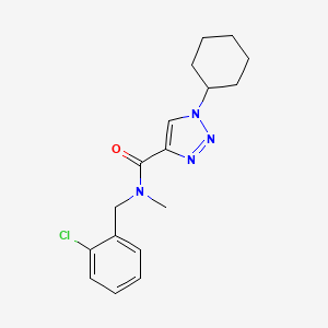 N-(2-chlorobenzyl)-1-cyclohexyl-N-methyl-1H-1,2,3-triazole-4-carboxamide