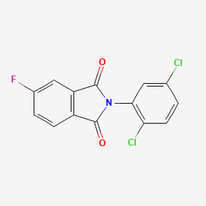 molecular formula C14H6Cl2FNO2 B5072008 2-(2,5-Dichlorophenyl)-5-fluoroisoindole-1,3-dione 