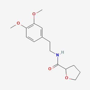 N-[2-(3,4-dimethoxyphenyl)ethyl]tetrahydro-2-furancarboxamide