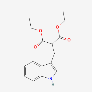 Diethyl[(2-methyl-1h-indol-3-yl)methyl]malonate