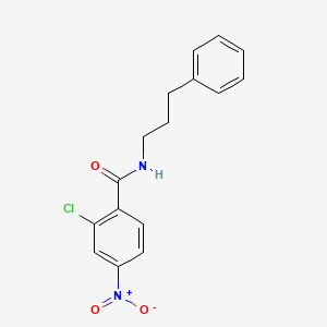 2-chloro-4-nitro-N-(3-phenylpropyl)benzamide