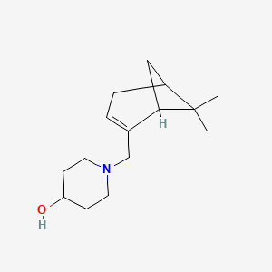 1-[(6,6-dimethylbicyclo[3.1.1]hept-2-en-2-yl)methyl]-4-piperidinol