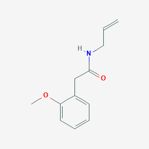 molecular formula C12H15NO2 B5072373 N-allyl-2-(2-methoxyphenyl)acetamide 