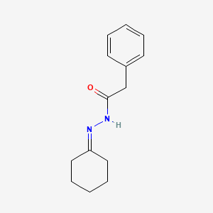 molecular formula C14H18N2O B5072377 N'-cyclohexylidene-2-phenylacetohydrazide CAS No. 7151-54-4