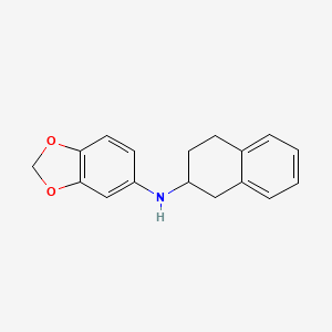 N-(1,2,3,4-tetrahydronaphthalen-2-yl)-1,3-benzodioxol-5-amine