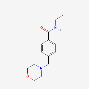 molecular formula C15H20N2O2 B5072512 4-(morpholin-4-ylmethyl)-N-prop-2-enylbenzamide 