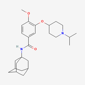 N-1-adamantyl-3-[(1-isopropyl-4-piperidinyl)oxy]-4-methoxybenzamide