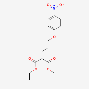 Diethyl 2-[3-(4-nitrophenoxy)propyl]propanedioate