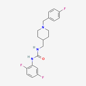 N-(2,5-difluorophenyl)-N'-{[1-(4-fluorobenzyl)-4-piperidinyl]methyl}urea