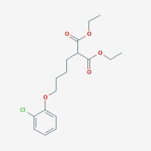 Diethyl 2-[4-(2-chlorophenoxy)butyl]propanedioate