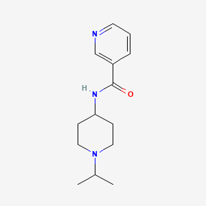 N-[1-(propan-2-yl)piperidin-4-yl]pyridine-3-carboxamide