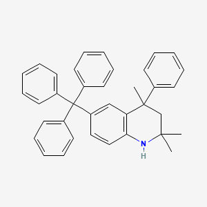 2,2,4-Trimethyl-4-phenyl-6-trityl-1,2,3,4-tetrahydro-quinoline