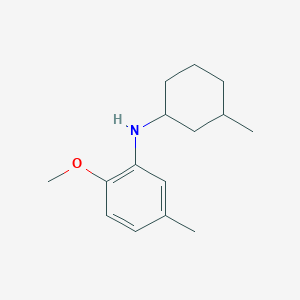 molecular formula C15H23NO B5072895 2-methoxy-5-methyl-N-(3-methylcyclohexyl)aniline 