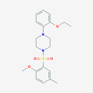 1-(2-ethoxyphenyl)-4-[(2-methoxy-5-methylphenyl)sulfonyl]piperazine