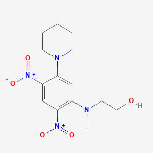 2-(N-methyl-2,4-dinitro-5-piperidin-1-ylanilino)ethanol