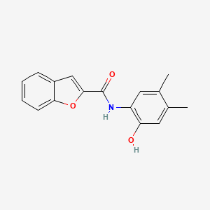 N-(2-hydroxy-4,5-dimethylphenyl)-1-benzofuran-2-carboxamide