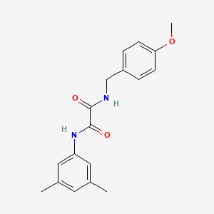 N'-(3,5-dimethylphenyl)-N-[(4-methoxyphenyl)methyl]oxamide