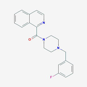 1-{[4-(3-fluorobenzyl)-1-piperazinyl]carbonyl}isoquinoline trifluoroacetate