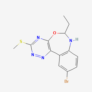 10-Bromo-6-ethyl-3-methylsulfanyl-6,7-dihydro-[1,2,4]triazino[5,6-d][3,1]benzoxazepine