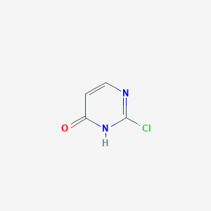 molecular formula C4H3ClN2O B050734 2-Chloro-4-hydroxypyrimidine CAS No. 55873-09-1