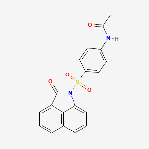 N-{4-[(2-oxobenzo[cd]indol-1(2H)-yl)sulfonyl]phenyl}acetamide