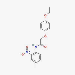 2-(4-ethoxyphenoxy)-N-(4-methyl-2-nitrophenyl)acetamide