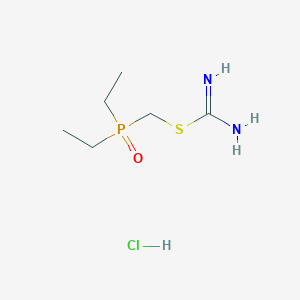 molecular formula C6H16ClN2OPS B5073594 (diethylphosphoryl)methyl imidothiocarbamate hydrochloride 