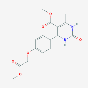 Methyl 4-[4-(2-methoxy-2-oxoethoxy)phenyl]-6-methyl-2-oxo-1,2,3,4-tetrahydropyrimidine-5-carboxylate