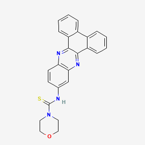 molecular formula C25H20N4OS B5073890 N-dibenzo[a,c]phenazin-11-yl-4-morpholinecarbothioamide 