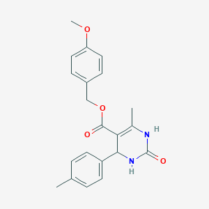 4-methoxybenzyl 6-methyl-4-(4-methylphenyl)-2-oxo-1,2,3,4-tetrahydro-5-pyrimidinecarboxylate