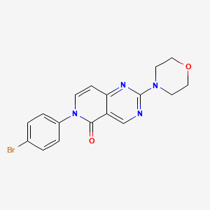 6-(4-bromophenyl)-2-(4-morpholinyl)pyrido[4,3-d]pyrimidin-5(6H)-one