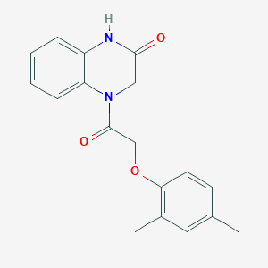 4-[(2,4-dimethylphenoxy)acetyl]-3,4-dihydro-2(1H)-quinoxalinone