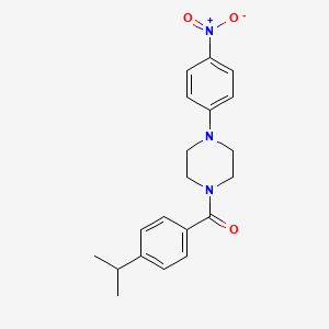 1-(4-isopropylbenzoyl)-4-(4-nitrophenyl)piperazine